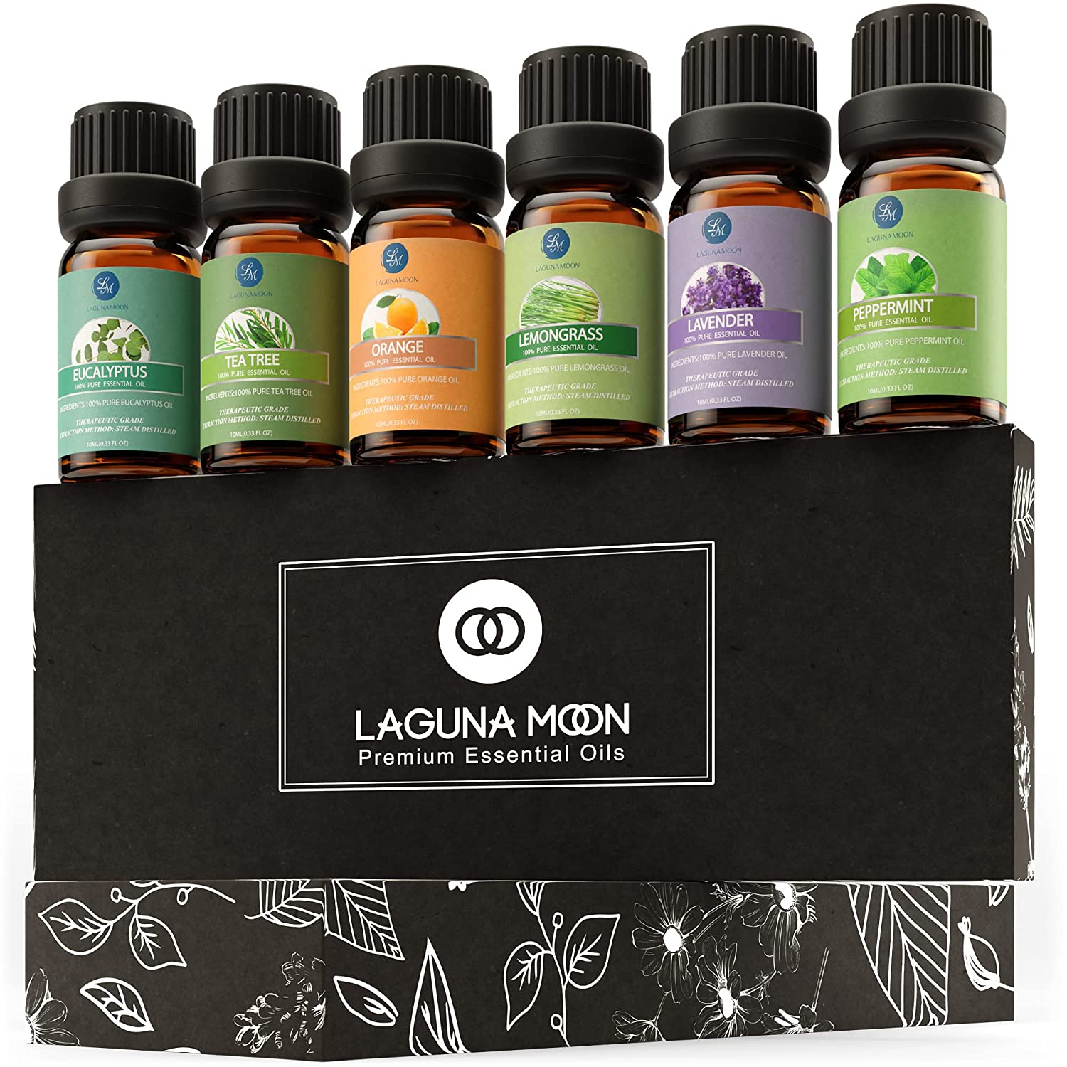 Essential Oil 6pc Set in Gift Box