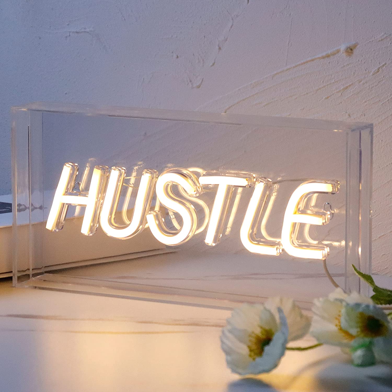 Hustle Neon Sign