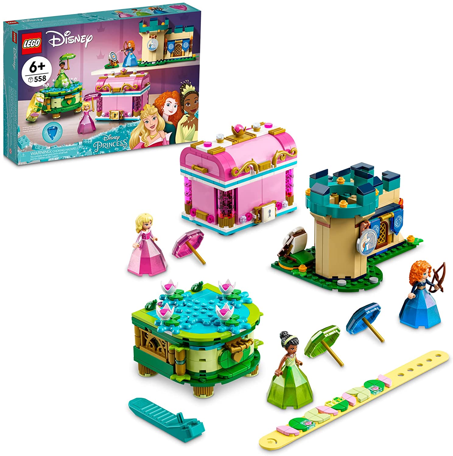 LEGO Disney Aurora, Merida and Tiana’s Enchanted Creations