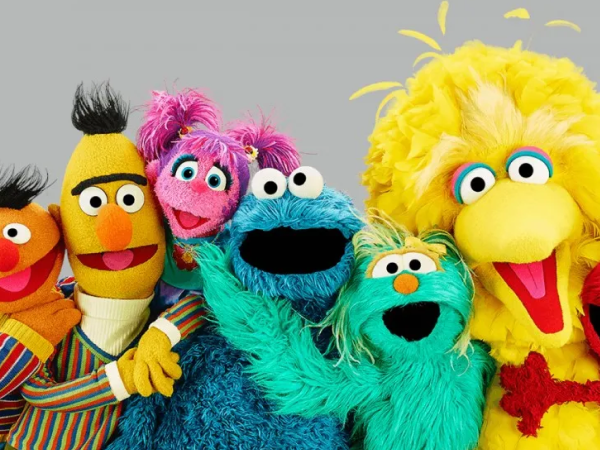 Main cast from Sesame Street.