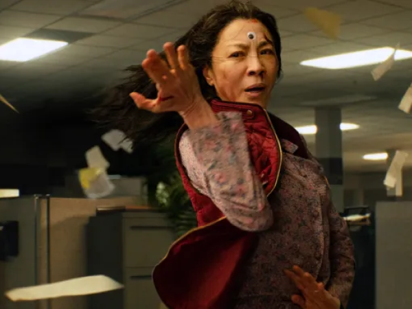 Image of Michelle Yeoh from Everything Everywhere All at Once.