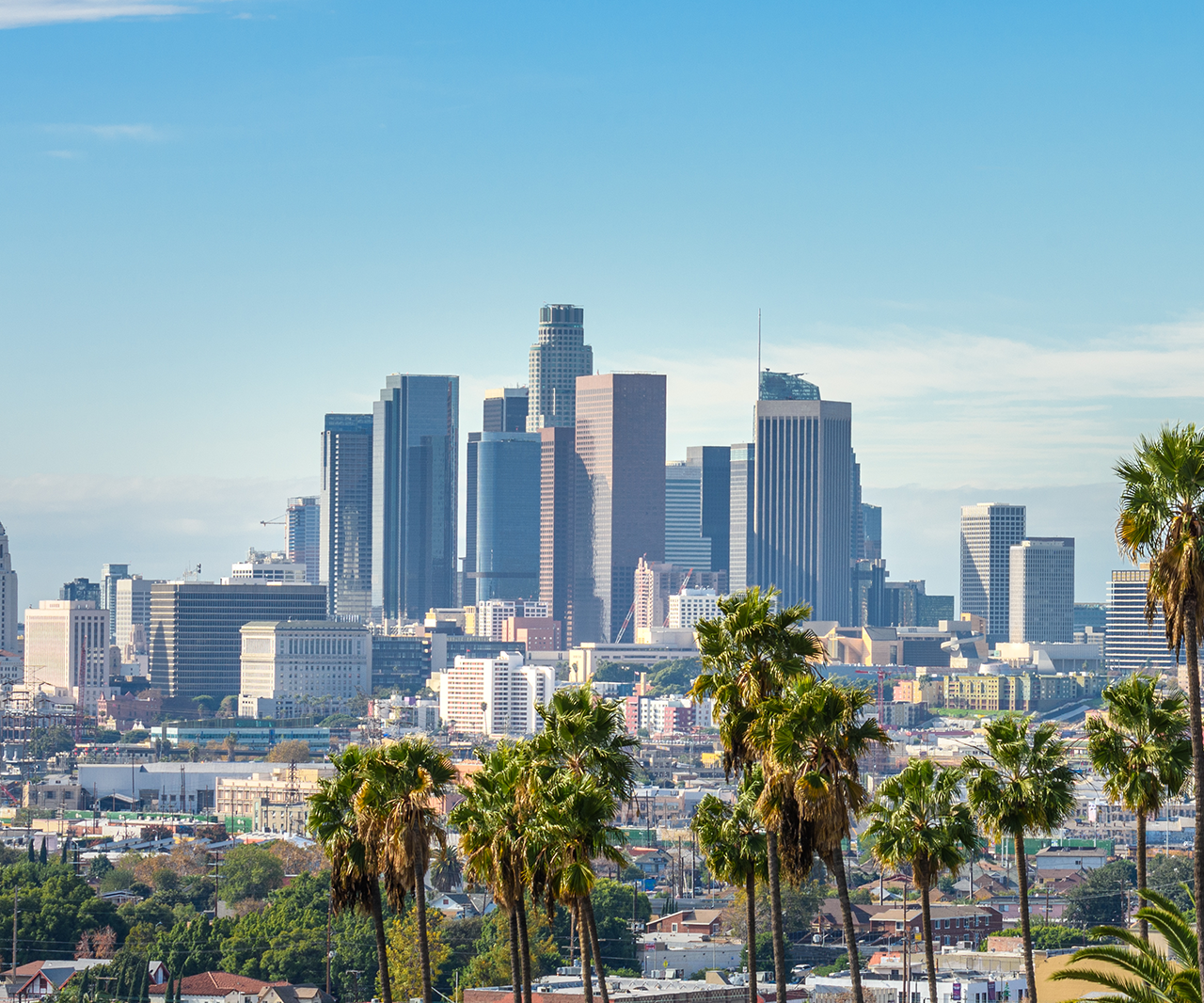 Photo of downtown Los Angeles.