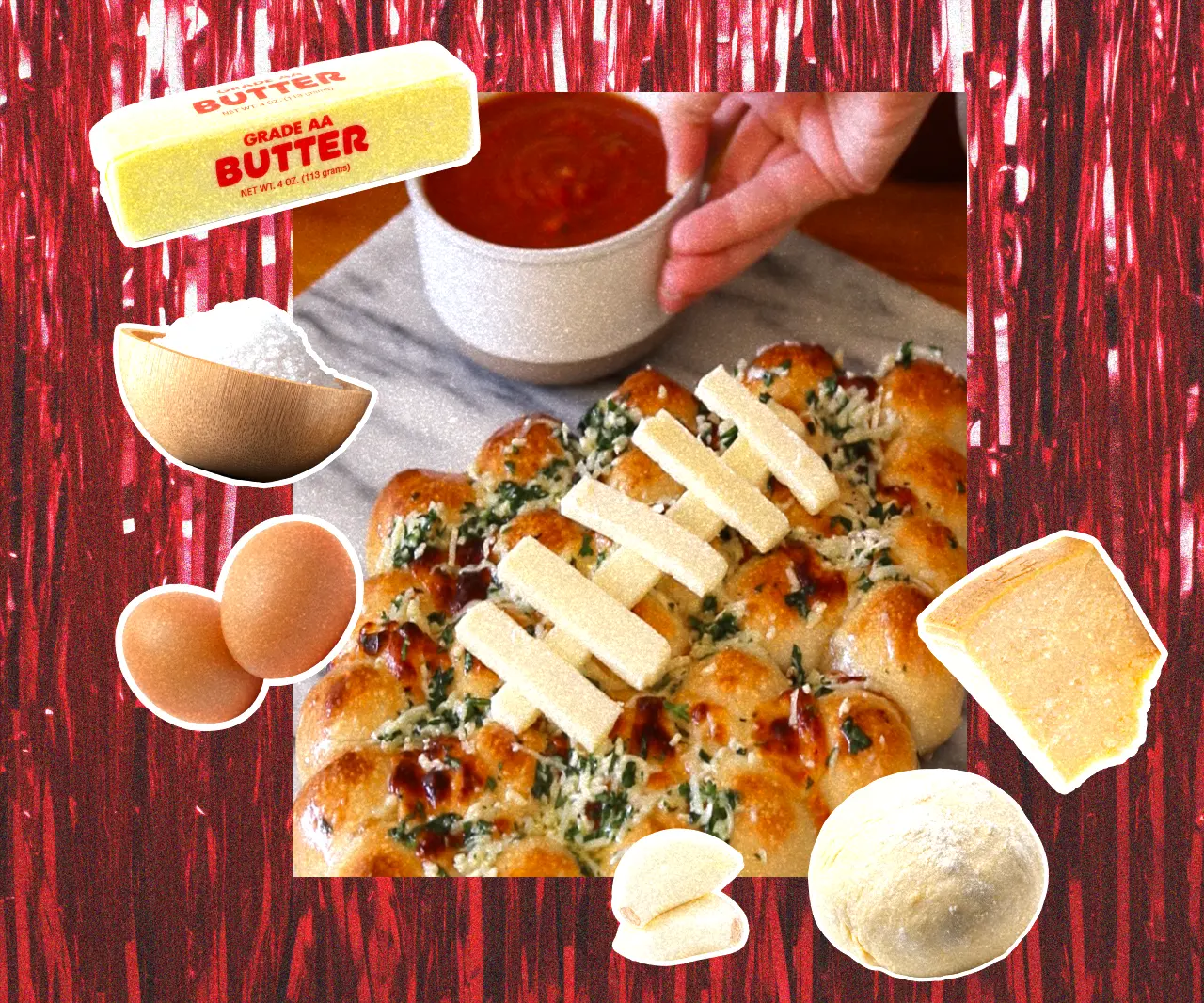 This football cheesy bread is a total score 🏈