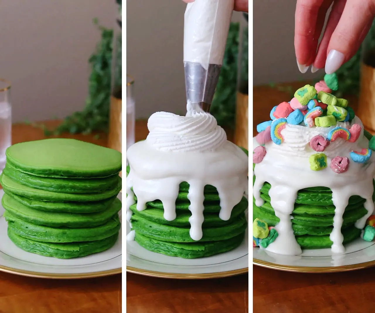 Our sweet new St. Paddy’s Day tradition: Good Luck Pancakes